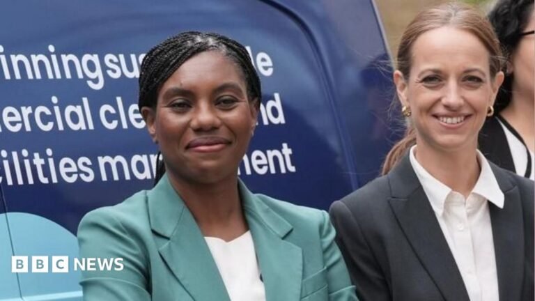 Conservatives pledge ‘tough love’ benefit rules for under-25s Conservative Party leader Kemi Badenoch (left) and Shadow work and pensions secretary Helen Whately in central London, 24 September