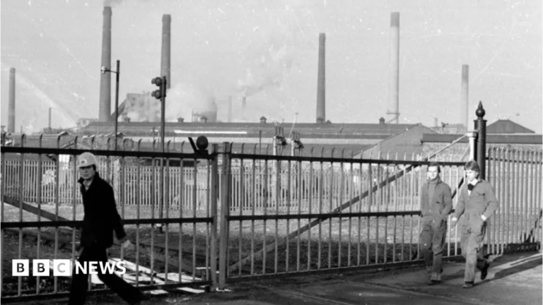 Corby council chief vows support for ‘Toxic Town’ public inquiry Large waves crashing over a black and white striped lighthouse at the end of a pier.