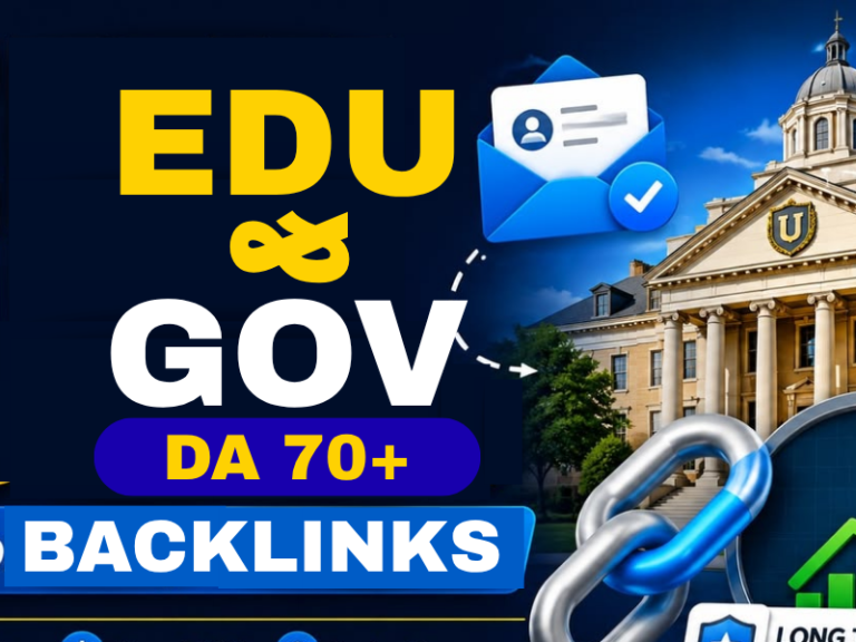 I Will Build 70+ High DA EDU & GOV Backlinks for Your Website for $39