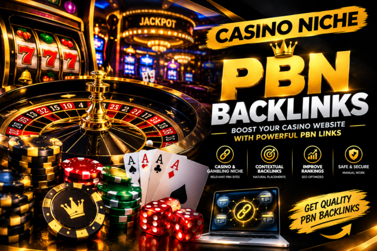 I Will Build Casino Niche PBN Backlinks for SEO Link Building for $15