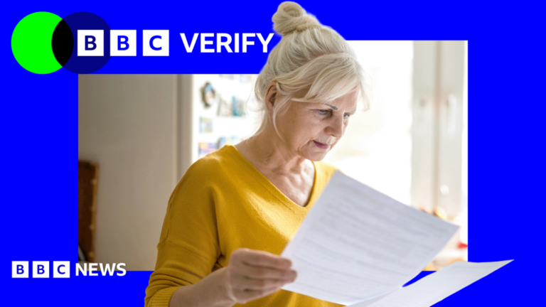 Inheritance tax: What’s in the Conservatives’ plan and who benefits? A woman wearing a yellow top looks at two documents