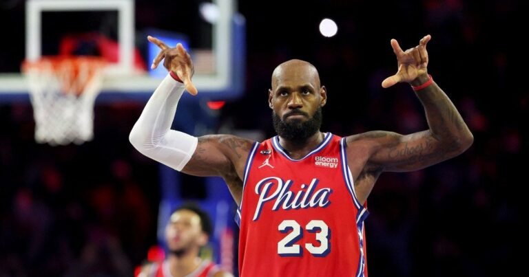 LeBron James, Tyrese Maxey shine as 76ers beat Knicks in NBA Cup thriller | Basketball