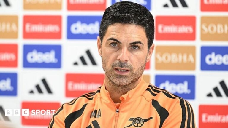 Mikel Arteta: Arsenal boss told job cuts made to “achieve the success we want to create” Mikel Arteta speaking at an Arsenal news conference