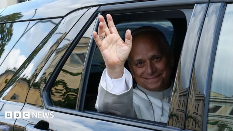 Pope discharged from hospital days after lung cancer surgery Pope Leo XIV waves from the window of a car as he leaves Rome's Gemelli University Hospital.