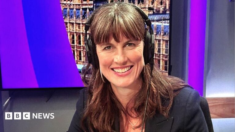 Public control of water not enough, Green deputy leader says Green Party co-deputy leader Rachel Millward. She is sitting in a BBC studio smiling at the camera. She has long brown hair with a fringe, and is wearing headphones and a black jacket. Behind her are purple-lit walls and an image of the Houses of Parliament.