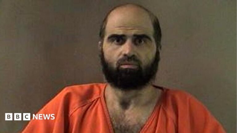 US military will execute Fort Hood shooter by firing squad, a first in 60 years Nidal Hasan is pictured in an undated Bell County Sheriff's Office photograph