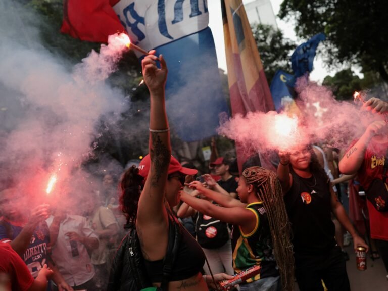 ‘No to the father, no to the son’: Thousands march in Rio against Bolsonaro | Elections News ‘No to the father, no to the son’: Thousands march in Rio against Bolsonaro | Elections News